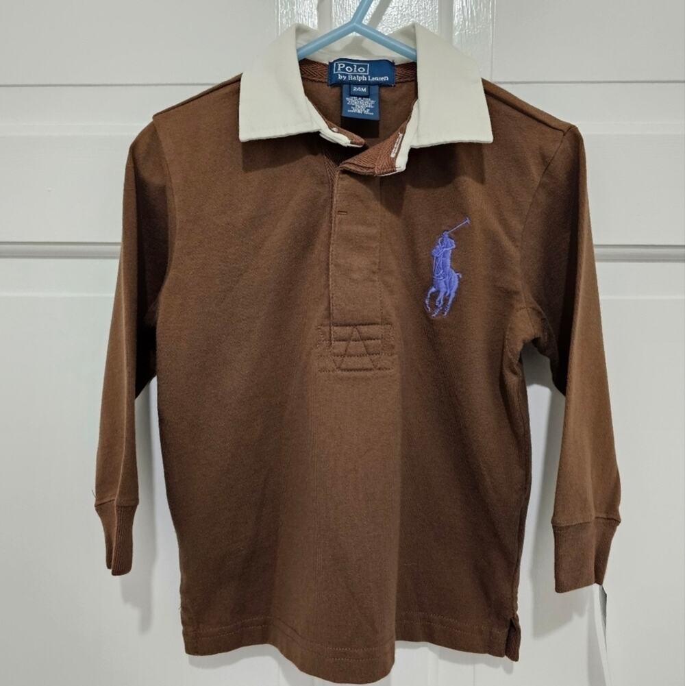 Polo by Ralph Lauren Signature Embroidered Big Pony Long Sleeve Pull Over, NWT